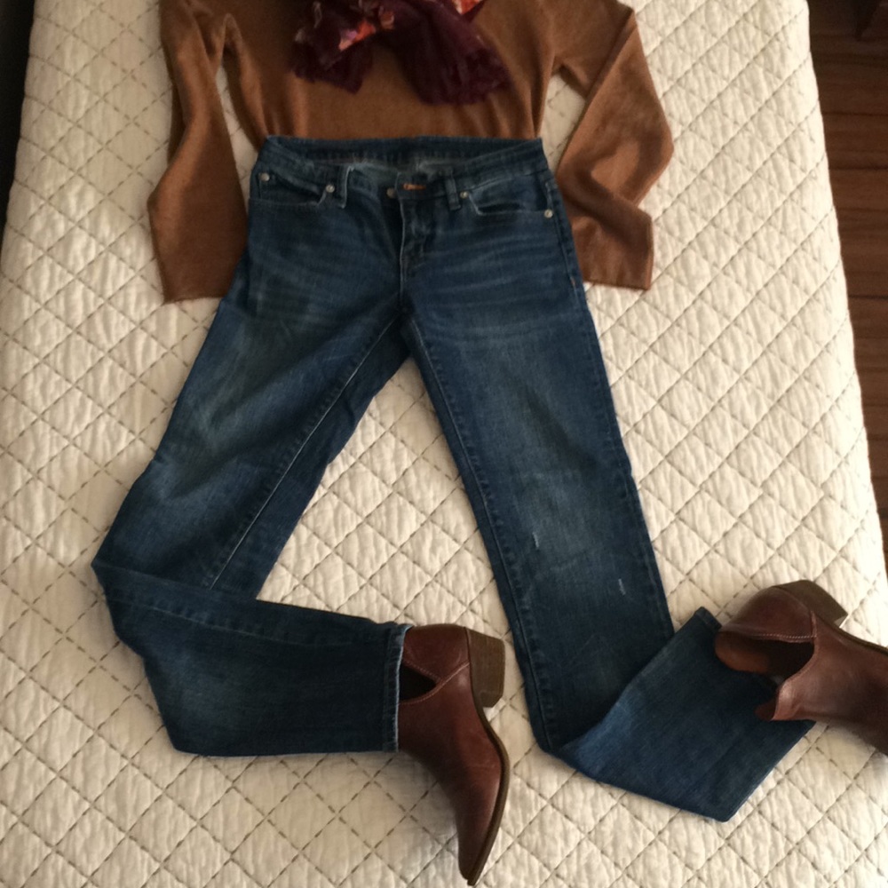 Denim & Supply slightly distressed jeans.
